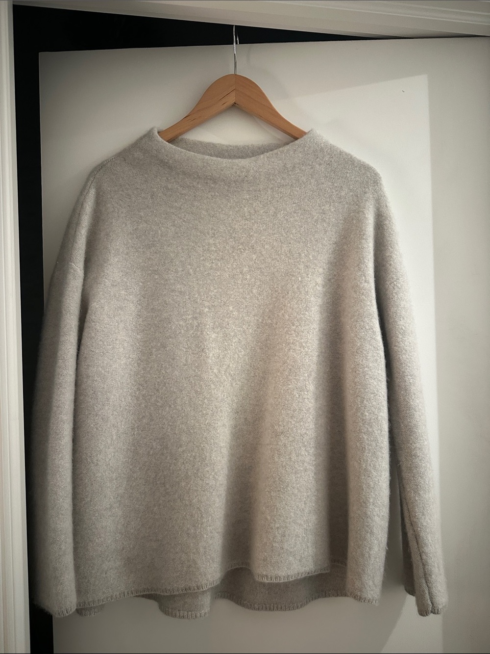 Mock Neck Brushed 100% Cashmere Sweater - Exclusive - C by Bloomingdale’s